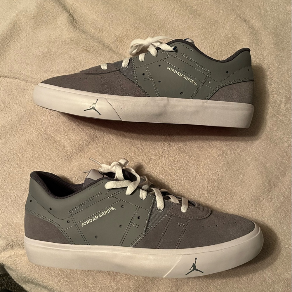 Brand new with tags. Jordan series ES. Size 10.5. Stealth/University rogue.